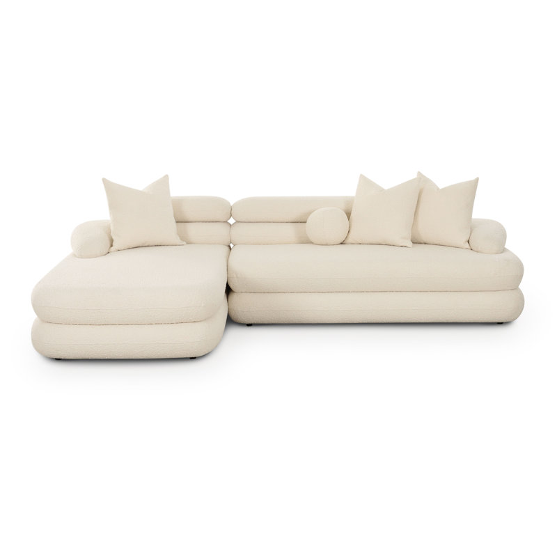 Canapé modulaire Tof Furniture, Stationnaire, Orienté à gauche (vu de face)