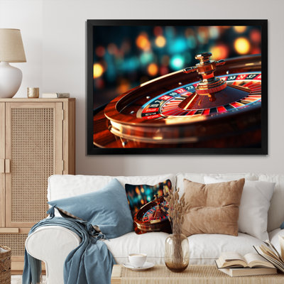 Casino Royale Roulette III - Casino Wall Art Games Canvas Wall Art