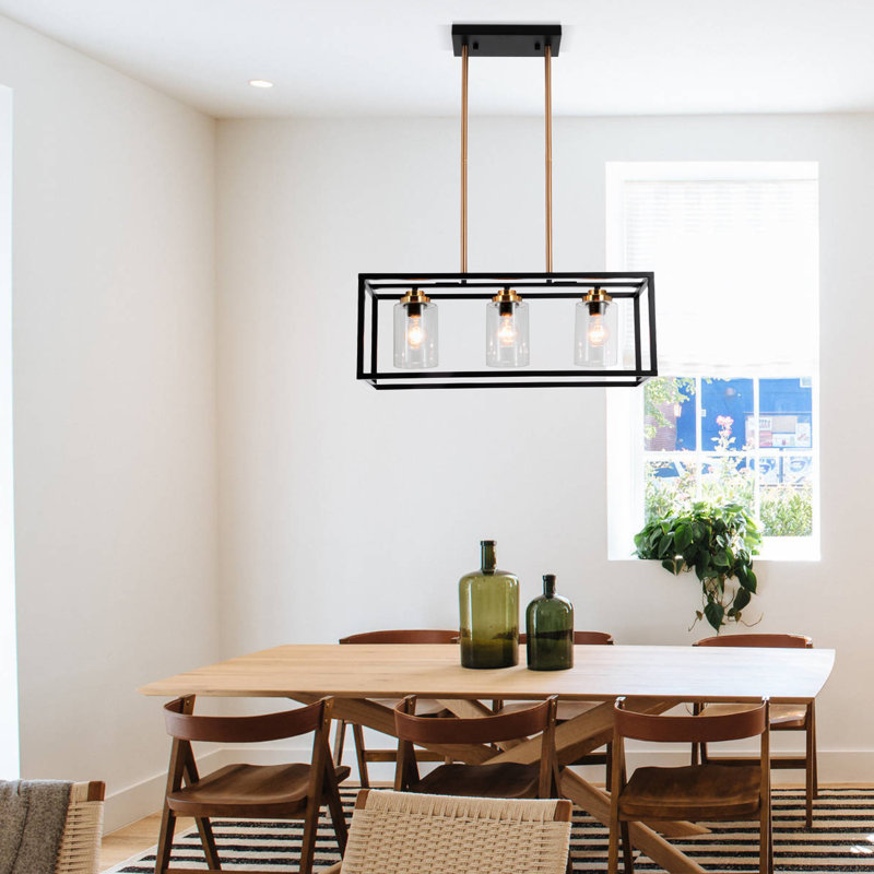 Adjani 3 - Light Dimmable Square / Rectangle Chandelier