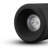 Node 3.5-in Round Integrated LED ETL Certified Surface Mounted Downlight, Beam Angle 33, Black