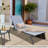 Mahore Outdoor Metal Chaise Lounge