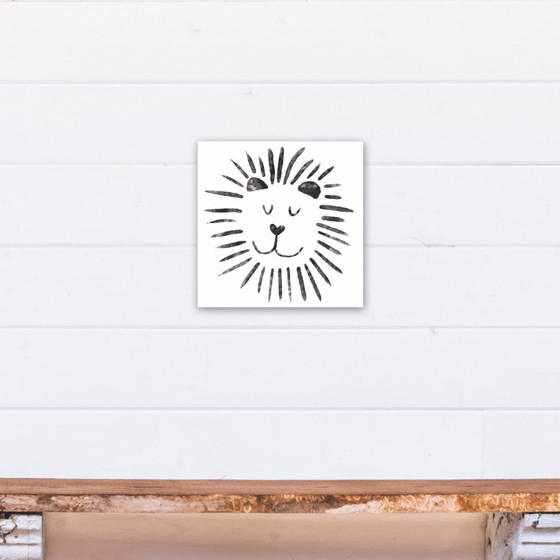 « jolie lion », art sur toile