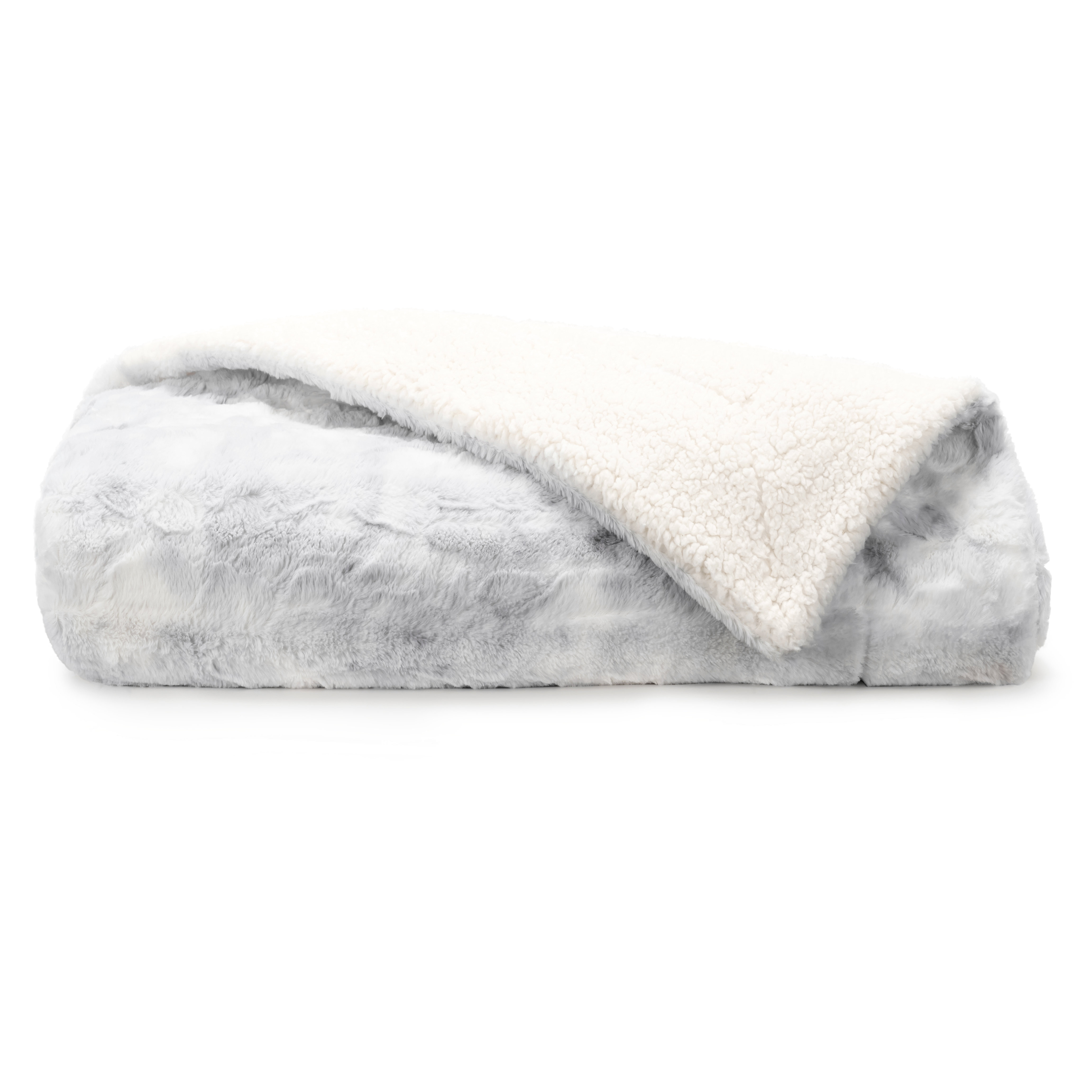 Becky Cameron Faux Fur Tie Dye Throw Blanket | Wayfair