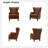 Ameliah Genuine Leather Wingback Chair-207342223