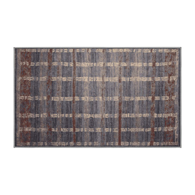 Machine Washable Gray Area Rug