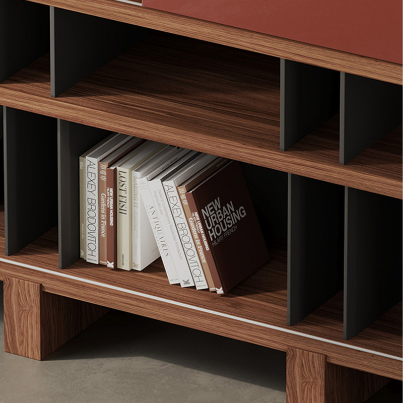 Bibliothèque minimaliste de style italien