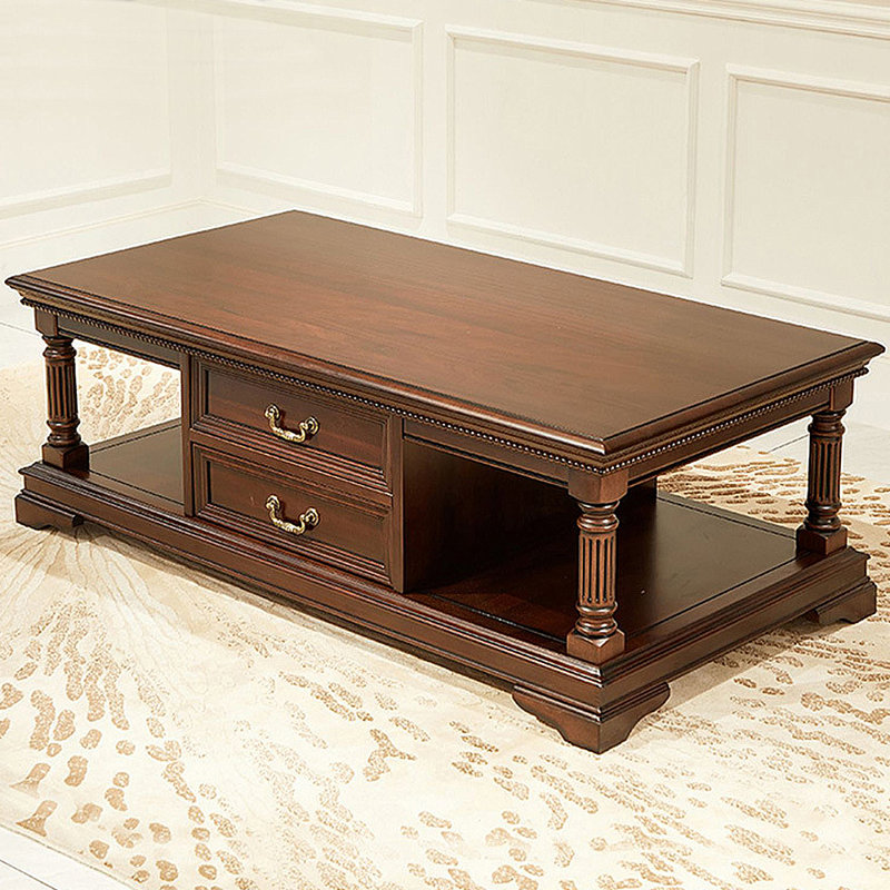 Modern Simple Solid Wood Tea Table