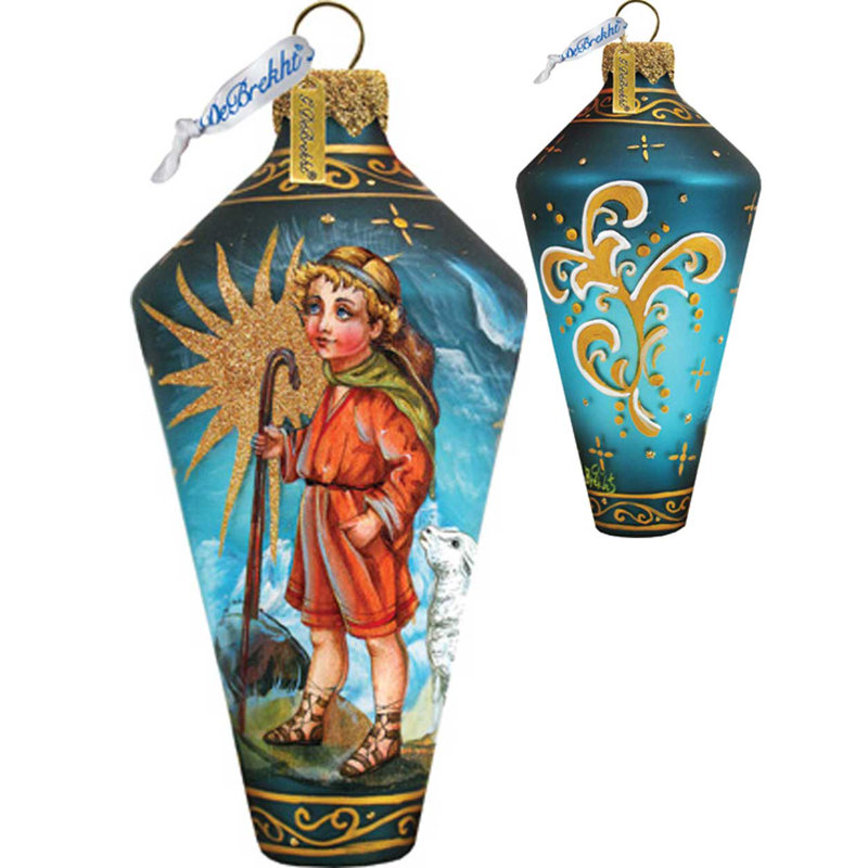 Holiday Splendor 3.5'' Handmade Glass Animals Holiday Shaped Ornament