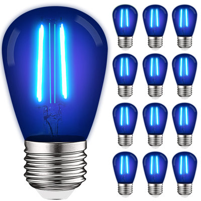 0.5 Watt S14 LED Colored String Light Bulb, E26/Medium (Standard) Base