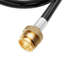 Qcc1 / type1, réservoir noir, tuyaux de propane et régulateurs de pression, thermostat