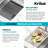 KRAUS Bellucci 30in. Undermount Workstation Granite Kitchen Sink with Accessories
