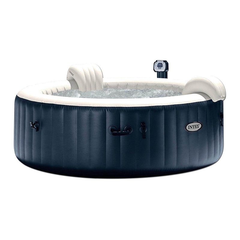 Spa gonflable rond Intex en bleu
