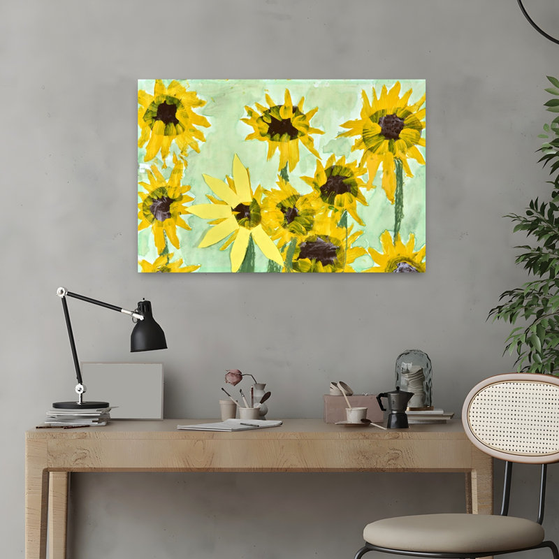 Tournesol jaune gai et classique, H 16 po x l 24 po