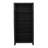 Cabinet In Modern Graphite Black Finish On Reclaimed Solid Wood
