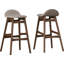 Ralphy Upholstered Counter Stool with Solid Wood Frame