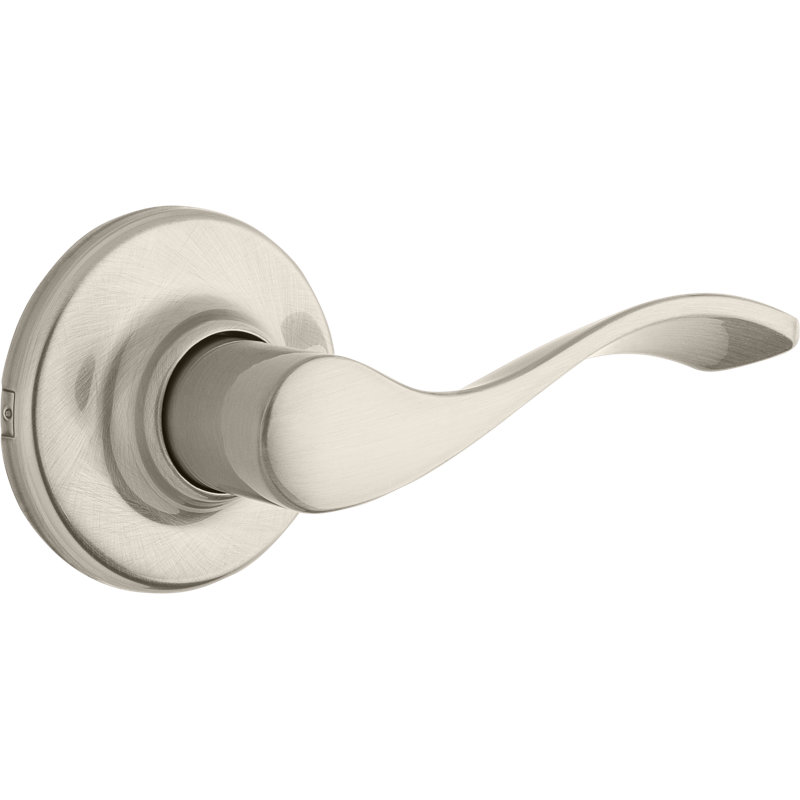 Levier de porte de passage Belmont, Nickel satiné