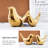 Small Birds Statues Home Decor Modern Style Decorative Ornaments for Living Room, Bedroom, Office Desktop, Cabinets (4Pcs Gold Birds)-830947696