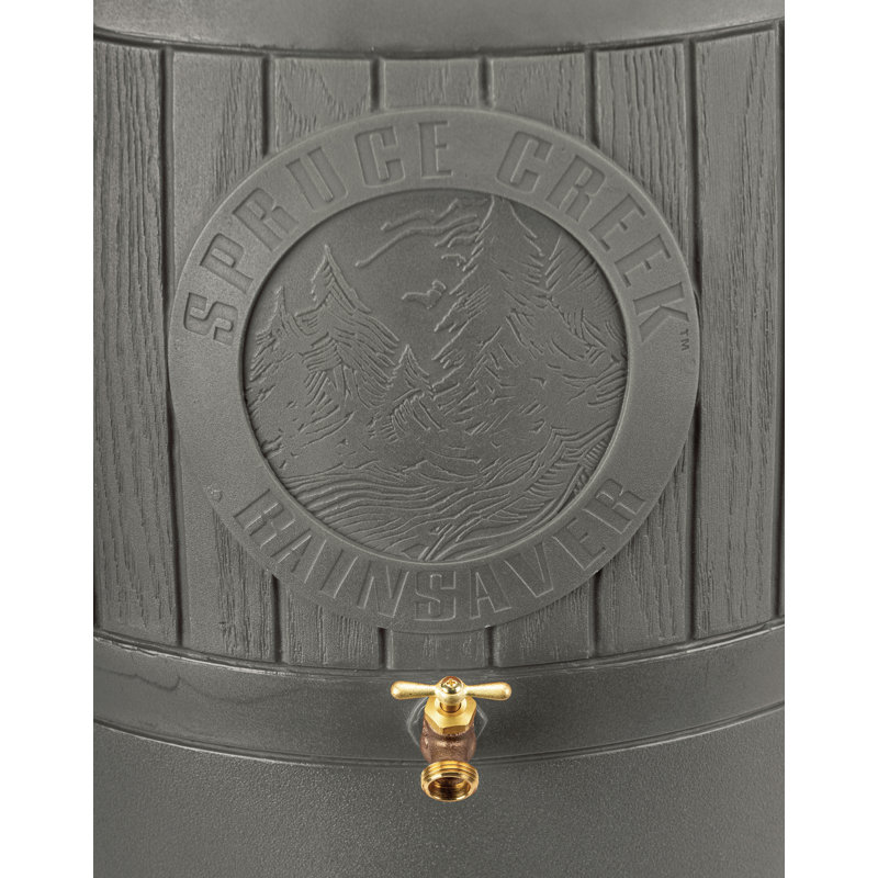 Baril de pluie Bushman Spruce Creek 54 gallons, Vert