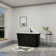 47" L x 27" W Modern Rectangular Freestanding Soaking Acrylic Small Bathtub with Integrated Seat, Non-Slip in Compact Bathrooms