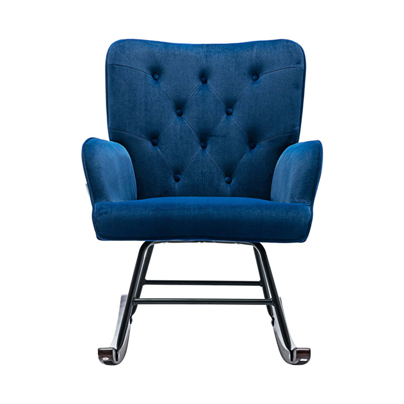 Chaise berçante Griffen, Bleu
