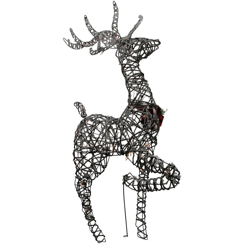 Figurine de renne éclairée