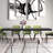 Breta Extendable Crocodile Lacquer Base Dining Table