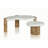 Sasso Aspen Burl Nest Coffee Table Set