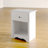 Cansel 27.75'' Tall 1 - Drawer Nightstand in White Laminate