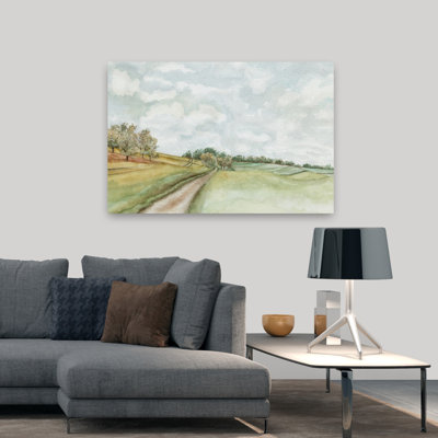 Country Roads Serene Contemporary Landscape Nature Art