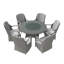 Ensemble repas d'extérieur L 53,15 po Dustion