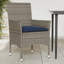  Chaises de patio avec coussins 2 pièces en rotin de polyester gris-433990629