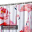 Tissu rose exotique rose avec des crochets aquarelle et 12 crochets-1979400259