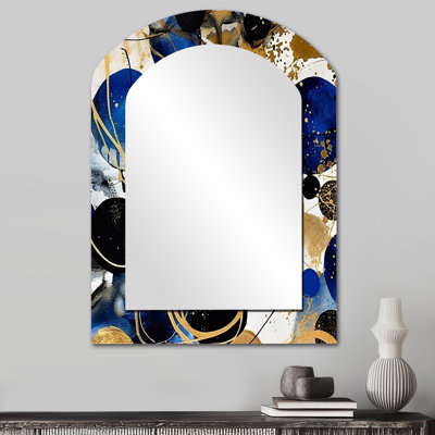 Muret - Miroir abstrait en métal