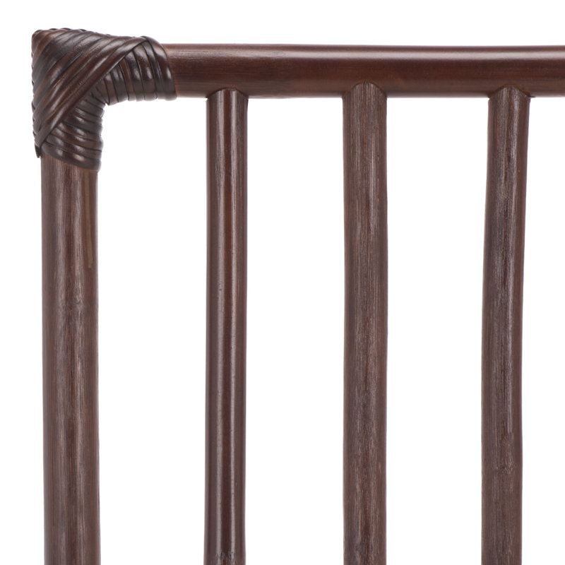 Chaise d'appoint avec coussin Mylinda, Brun chocolat