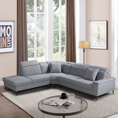 Upholstered Curved Sectional
