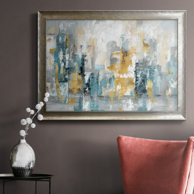 Toile encadrée de qualité supérieure City Views II - prête à être accrochée