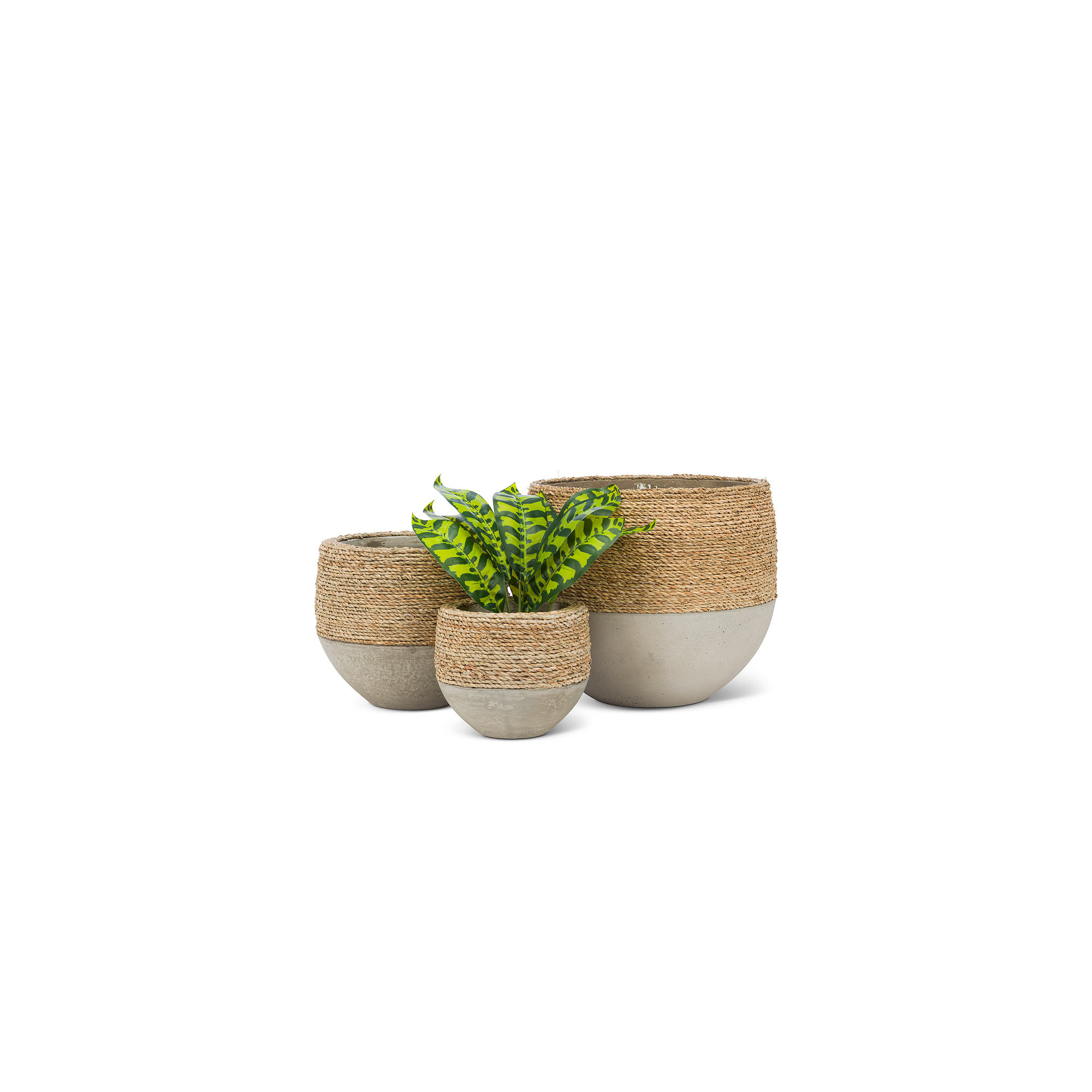 StowtheWold Pot Planter, 12.5" H x 12.5" W x 12.5" D