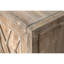 Console moderne avec tablette réglable - brun antique pour chambre à coucher 60 po 4 portes