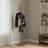 Walnut Wood Color, Solid Wood Cactus-Shaped Freestanding Coat Rack With 6 L-Shaped Hooks And 3 Adjustable Positions. Suitable For Bedroom, Entryway, And Living Room.-576924662