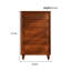 Coffre d'appoint en bois massif exquis simple.-107263799