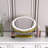 Jimya Stepless Dimmable Round LED Desktop Mirror with 360° Swivel-1937903099