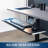 Vivo Adjustable 34" Keyboard & Mouse Platform Tray Under Desk Mount (MOUNT-KB36B)
