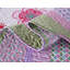Ensemble de courtepointe réversible en microfibre mauve p-purple floral-353432853