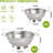 Stainless Steel Colander Set 5-Quart & 3-Quart, Dishwasher Safe