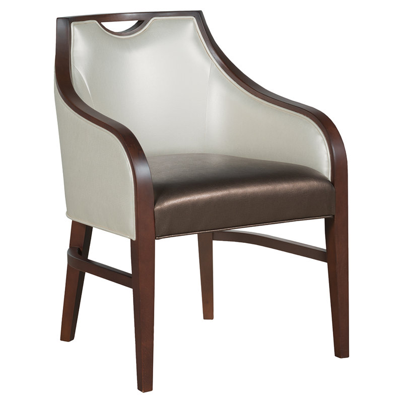 Fauteuil Anthony, Noisette, Parchemin 8794