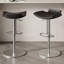 Chaise d'appoint noire et argentée (dossier de 2)-1960477496-1960477497