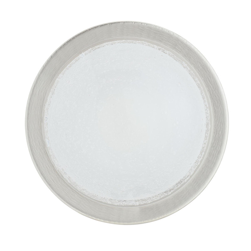 Lennon 1 - Light LED Flush Mount, Vintage Silver