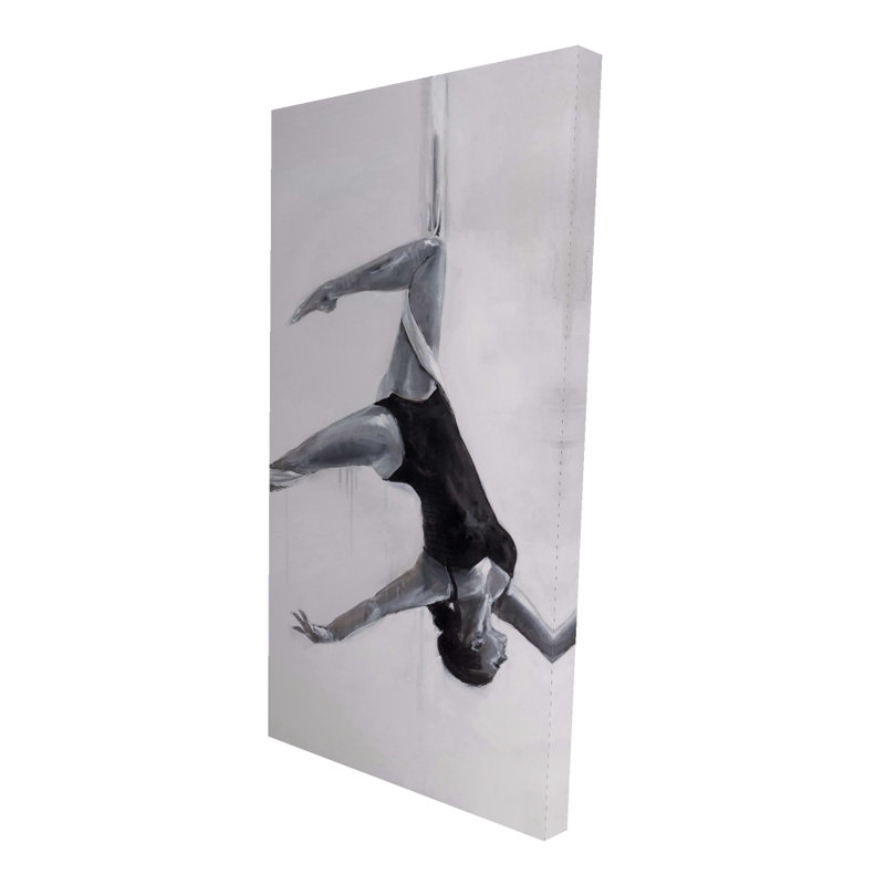 Danseuse sur soie aérienne - Loisirs, décoration sur toile de salle de bain