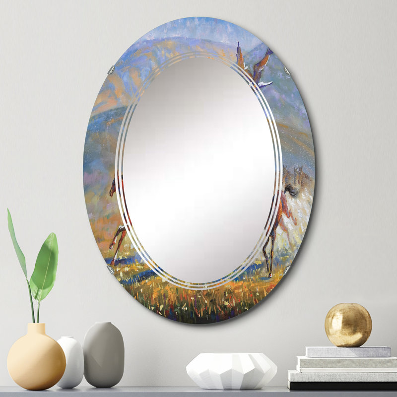 Oval Mirror, 30" x 20"