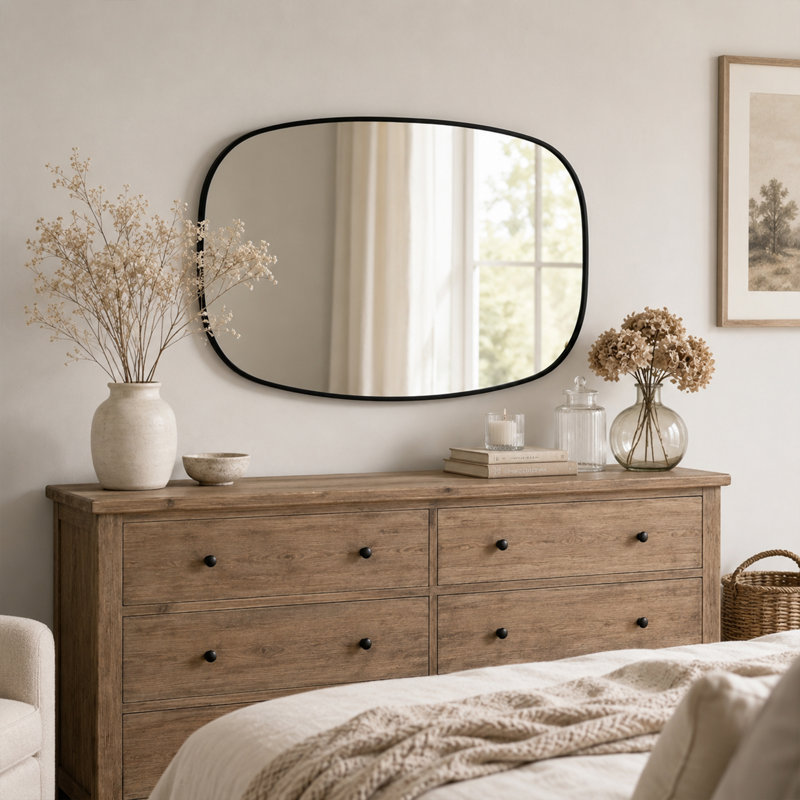 Miroir mural pour salle de bain et vestibule CUFE Fi